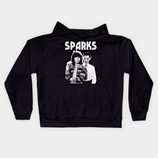 Day Gifts Sparks Retro Classic Music Kids Hoodie